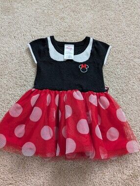 Disney Black & Red Minnie Polka Dot Tulle Dress